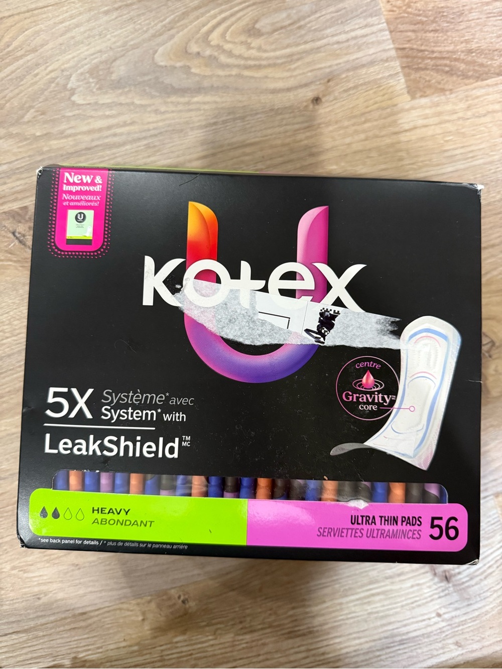 Heavy LeakShield Ultra Thin Pads - (56 Count)